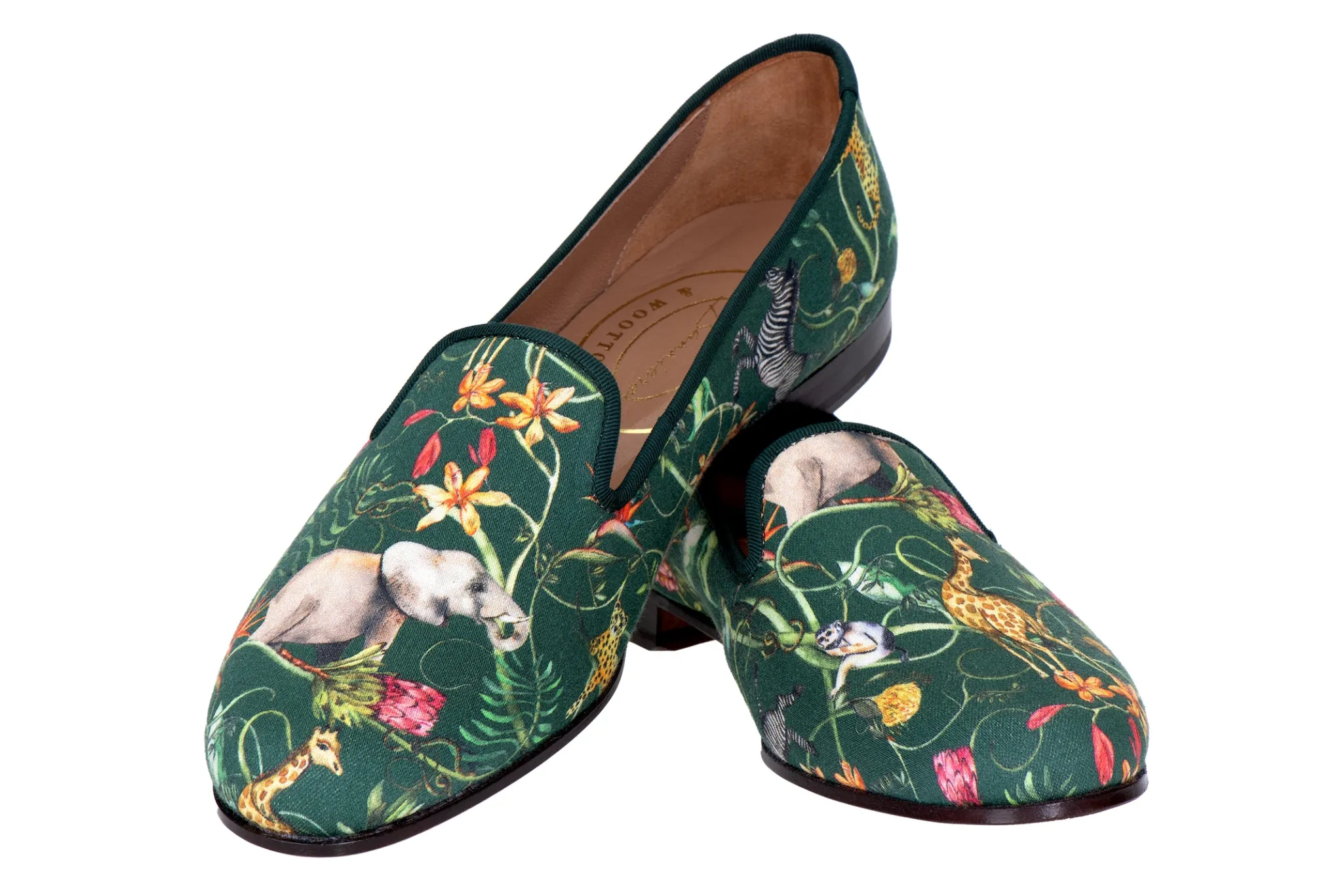 Africa Emerald Silk Slipper (Women)