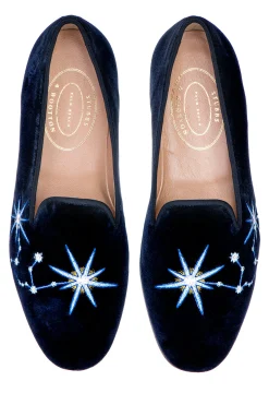 Aquarius Midnight Velvet Slipper (Men)