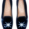 Aries Midnight Velvet Slipper (Women)