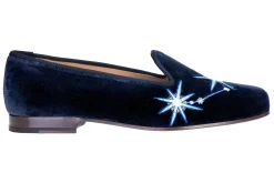 Aries Midnight Velvet Slipper (Men)