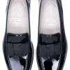 Black Bow Patent Leather Venetian (Men)