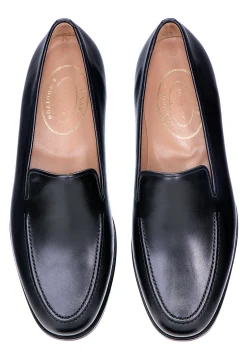 Black Calf Leather Venetian (Men)