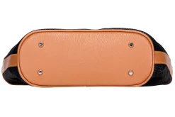 Black Raffia Midi Tote