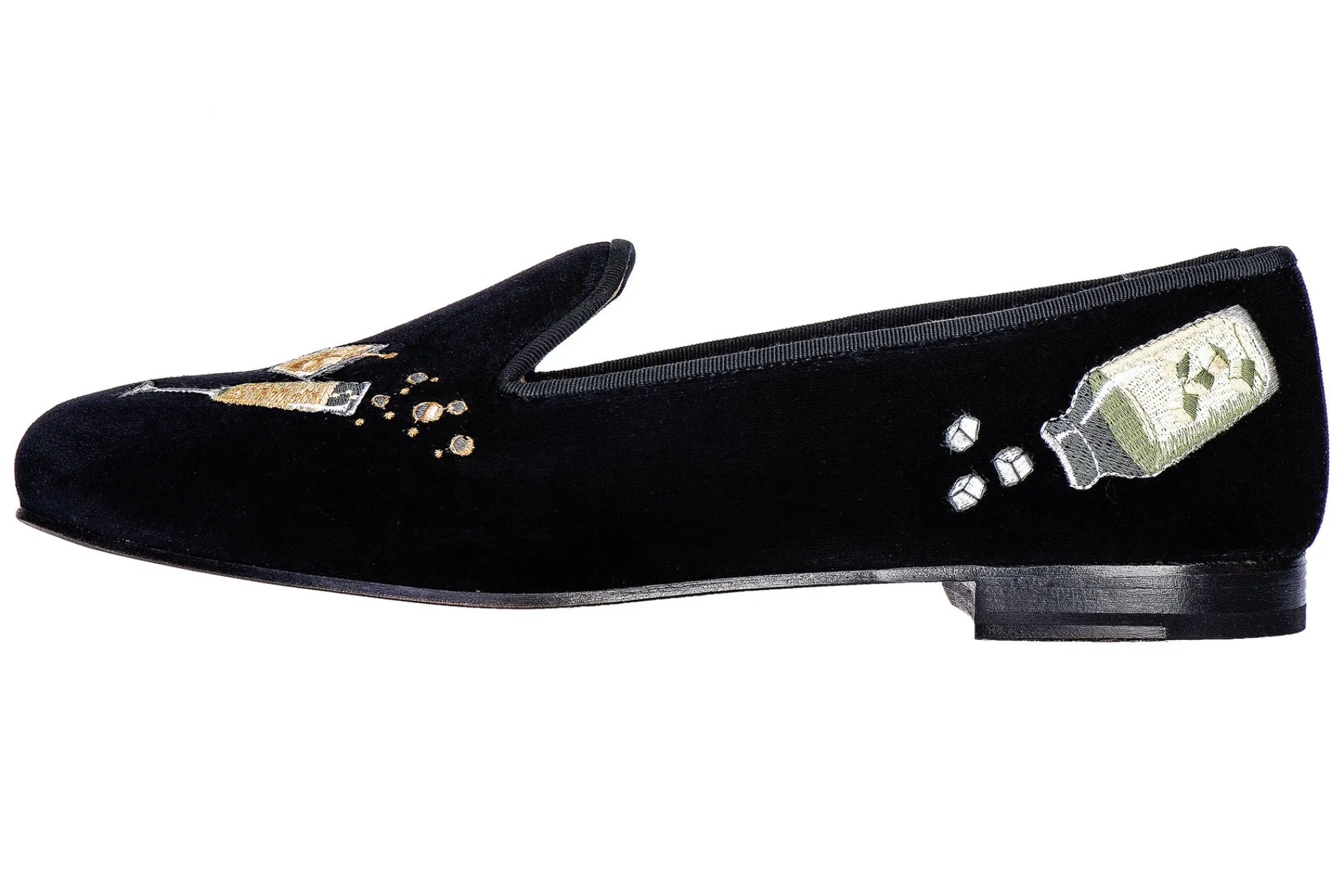 Celebrate Black Velvet Slipper (Women)