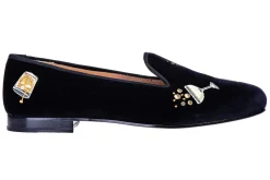 Celebrate Black Velvet Slipper (Men)