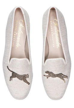 Cheetah Dune Linen Slipper (Women)