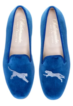 Cheetah Royal Velvet Slipper (Women)