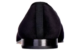 College Black Velvet Slipper (Women)