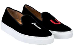 College Black Velvet Sneaker (Men)