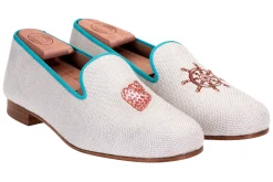 Conch Helm Linen Slipper (Women)