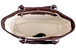 Espresso Raffia Midi Tote