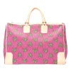 Hemp Pink Needlepoint Weekender