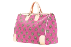 Hemp Pink Needlepoint Weekender