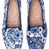 Heriz Lapis Needlepoint Slipper (Women)