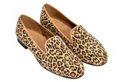 Jane Leopard Needlepoint Slipper (Women)