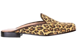 Jane Leopard Needlepoint Mule (Women)