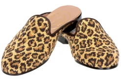 Jane Leopard Needlepoint Mule (Women)