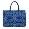 Lazurite Needlepoint Tote