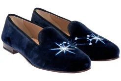 Leo Midnight Velvet Slipper (Women)