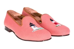 Lighthouse Nantucket Red Slipper (Women)