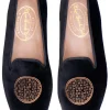 Metropolis Bronze Velvet Slipper (Women)