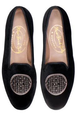 Metropolis Rosegold Velvet Slipper (Women)