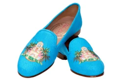 PB Clocktower Turquoise Linen (Women)