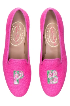 PB Fuchsia Linen Slipper (Women)