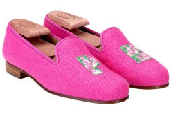 PB Fuchsia Linen Slipper (Women)