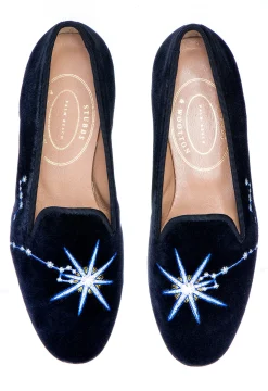 Pisces Midnight Velvet Slipper (Women)