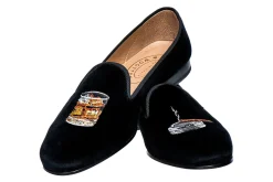 Scotch Black Velvet Slipper (Men)