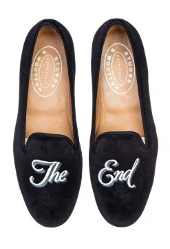 The End Black Velvet Slipper (Men)