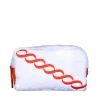 Treccia Orange Clutch