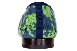 Wetlands Navy Needlepoint Slipper (Men)