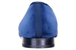 Zebras Navy Velvet Slipper (Men)