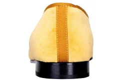 Zebras Yellow Velvet Slipper (Women)